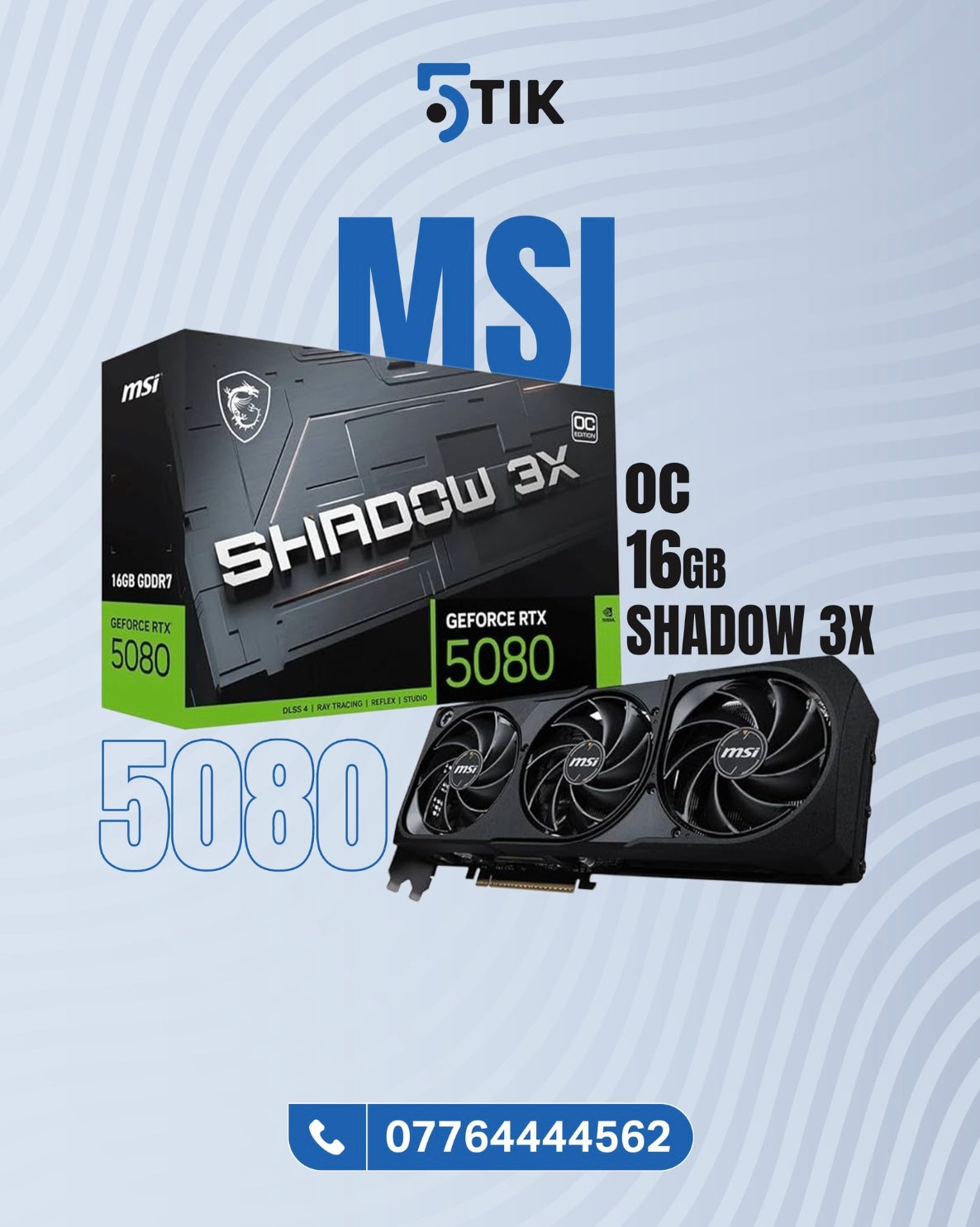 MSI Shadow 3X 5080 16GB