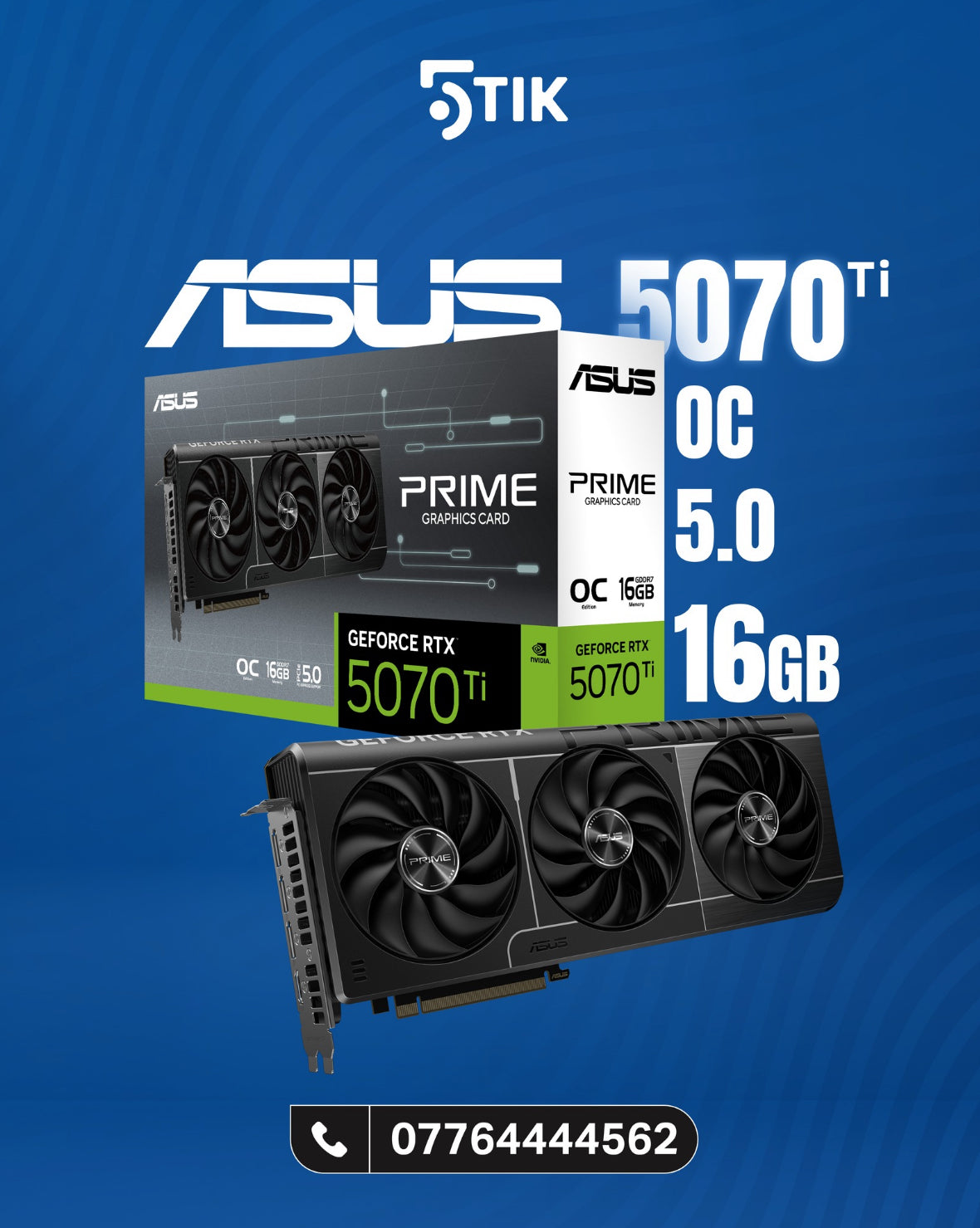 ASUS GeForce RTX 5070 Ti 16G